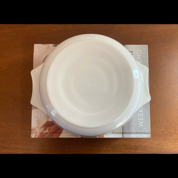 80s Zoom Series Pyrex from England in Blue and Orange Stripes, 2L capacity, JAJ - Picture 8 of 8